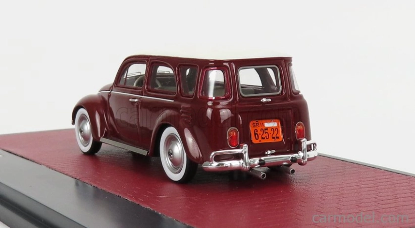 Modely v mierke Matrix Volkswagen Fusca Sw Station Wagon Prototyp 1962 1:43 Hnedá biela