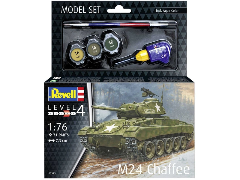 Revell M24 Chaffee (1:76) (súprava)