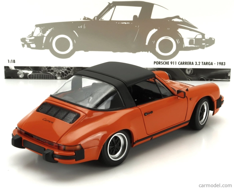 Minichamps Porsche 911 3.2 Carrera Targa Spider 1983 1:18 Orange