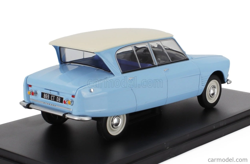 Edicola Citroen Ami 6 1961 - Con Vetrina - With Showcase 1:24 Světle Modrá Bílá