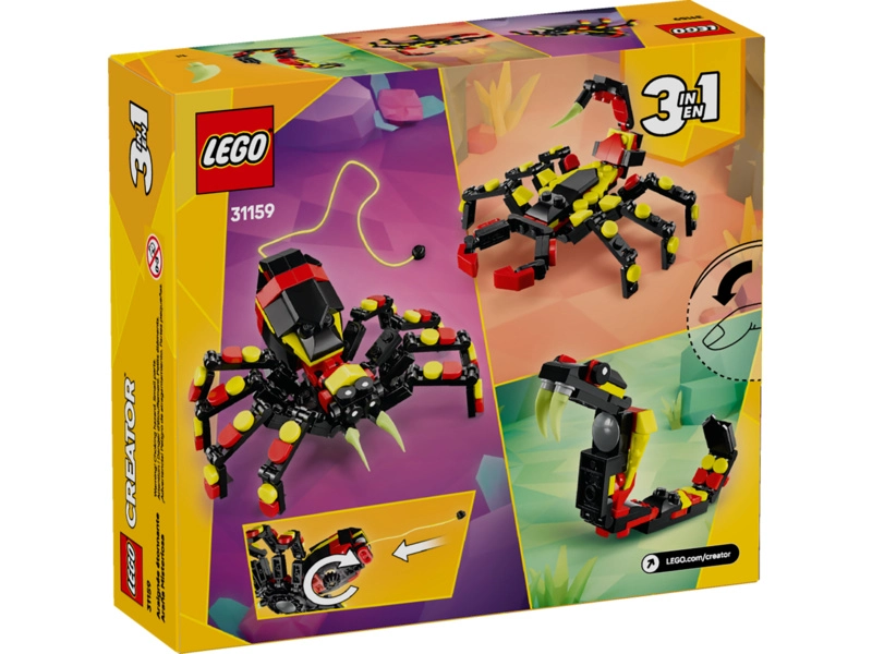LEGO Creator – Divoké zvieratá: Prekvapivý pavúk