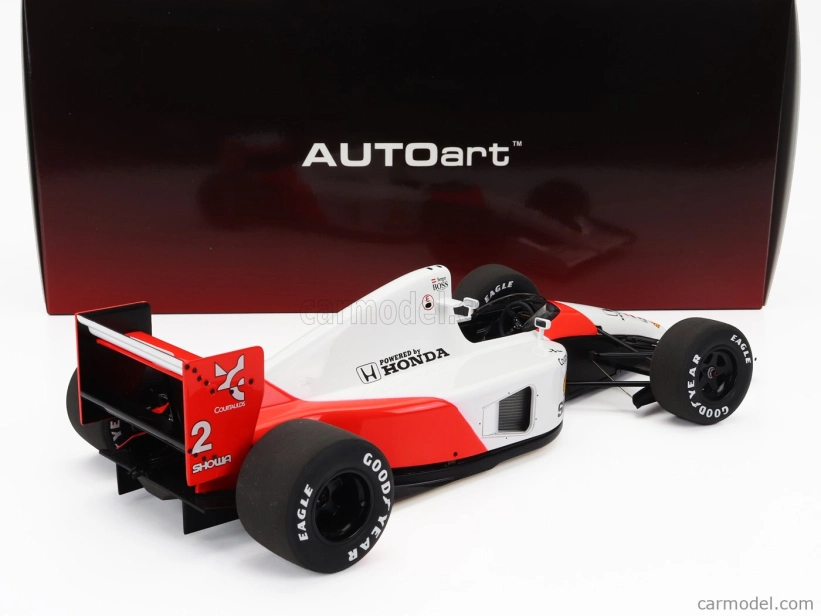 Autoart Mclaren F1 Mp4/6 Honda N 2 Japan Gp 1991 Gerard Berger 1:18 Biela červená