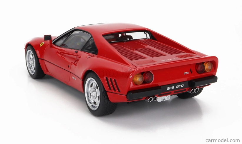 Kk-scale Ferrari 288 Gto 1984 (black Red Interior) 1:18 Red