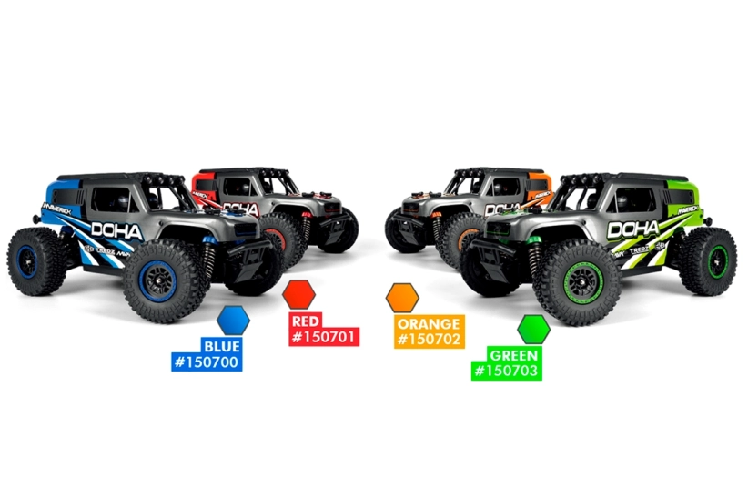 RC auto Maverick Doha 1/20 4WD Electric Truck, zelená