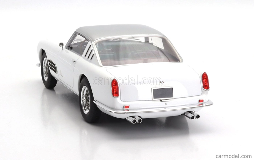 Maxima Ferrari 410 Superamerica Iii Series Pininfarina Coupe 1958 1:18 Bílé Stříbro