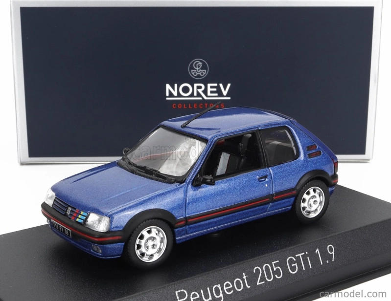 Norev Peugeot 205 1.9 Gti 1992 1:43 Miami Blue