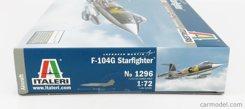 Italeri Lockheed martin F-104g Starfighter Vojenské lietadlo 1958 1:72 /