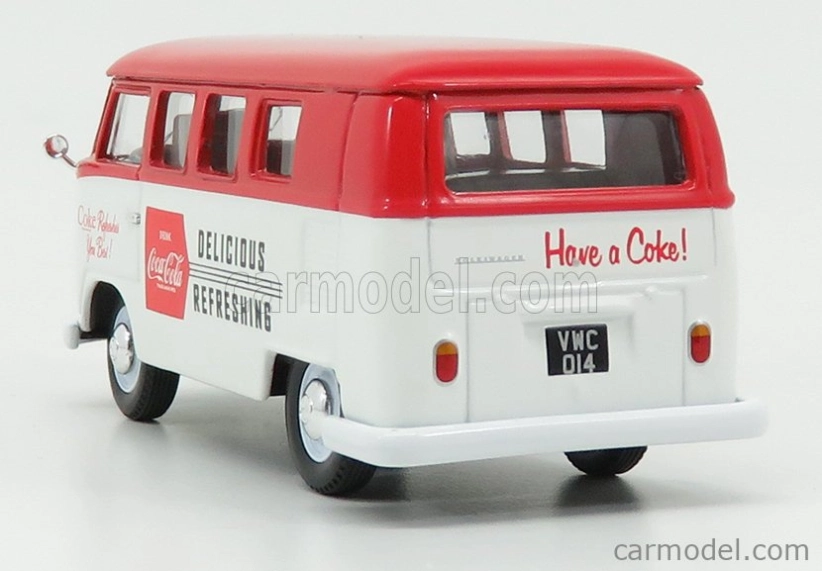 Corgi Volkswagen T1 Camper Van Coca-cola 1961 1:43 Bílá Červená