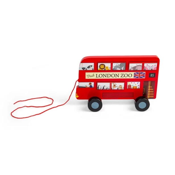 Bigjigs Toys Hračka na ťahanie londýnskeho autobusu