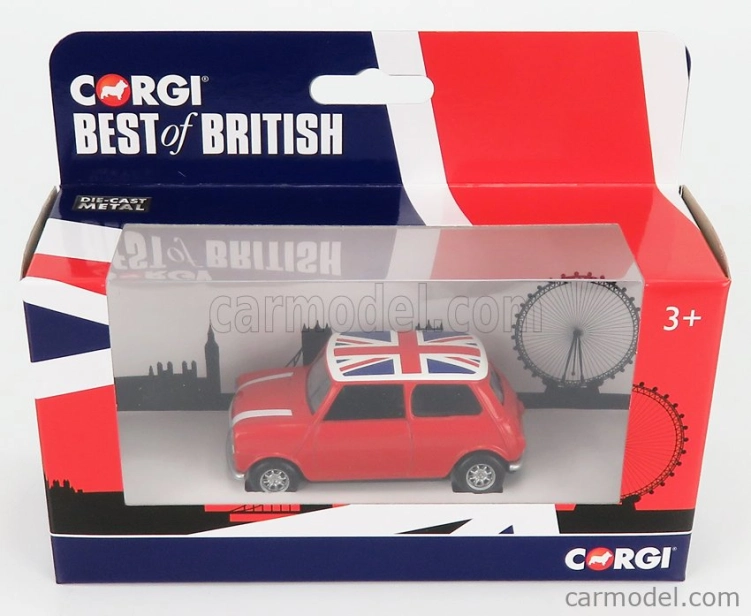 Corgi Austin Mini 1970 - English Flag 1:36 Red
