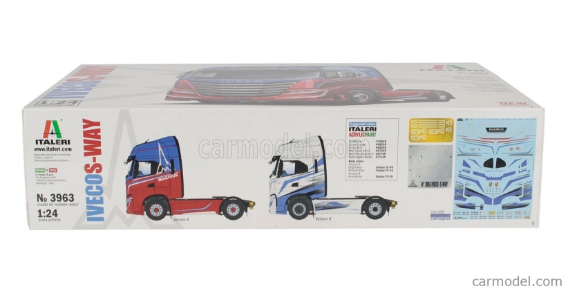Italeri Iveco fiat S-way S460 Magirus Tractor Truck 2-assi 2022 1:24 /