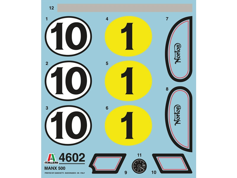 Italeri NORTON MANX 500cc 1951 (1:9)