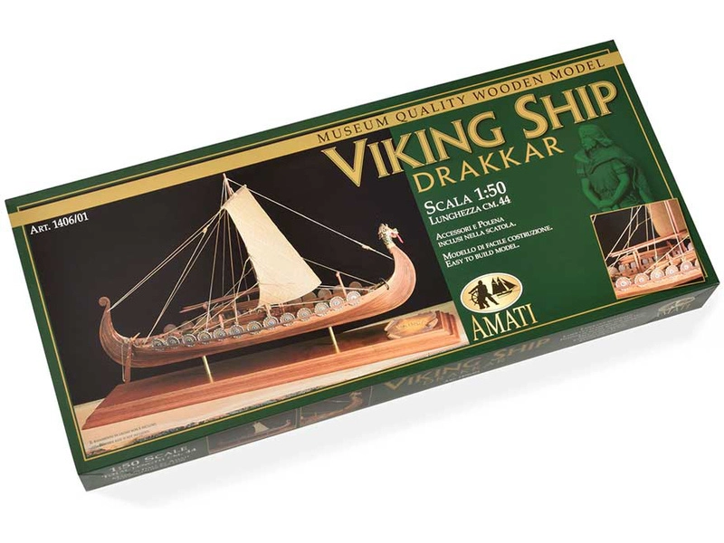 AMATI Oseberg vikingská loď 1:50 kit