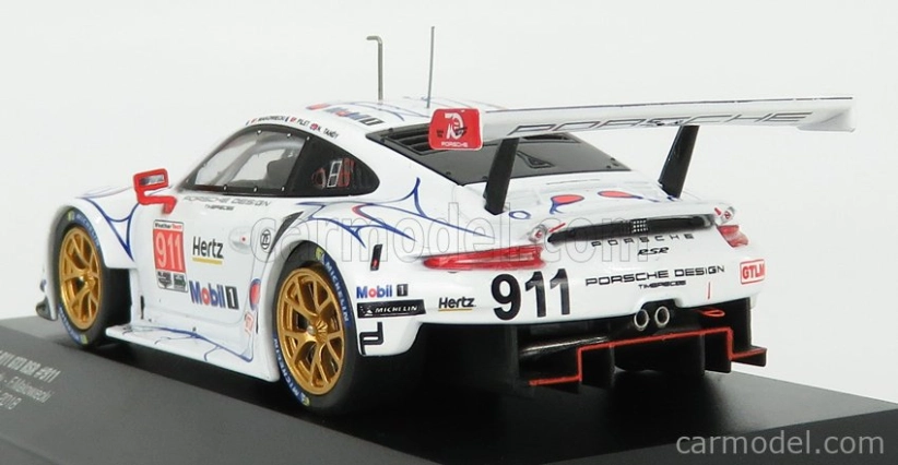 Ixo-models Porsche 911 991 Rsr Team Porsche Gt N 911 Winner Gtlm Class Petit Le Mans Road Atlanta 2018 P.pilet - N.tandy - F.makowiecki 1:43 Biela