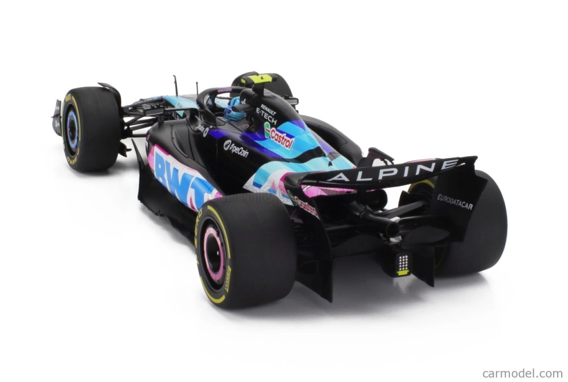 Solido Alpine F1 A524 Team Bwt Alpine N 10 Monaco Gp 2024 Pierre Gasly 1:18 Černá Modrá Růžová