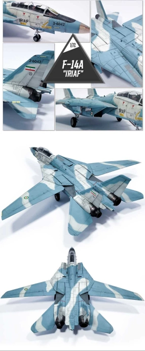 Model Kit letadlo 12594 - F-14A "IRIAF" (1:72)