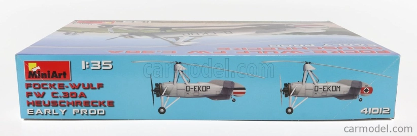 Miniart Avro Cierva C.30 Focke-wulf Fw Heuschrecke Lietadlo 1933 1:35 /
