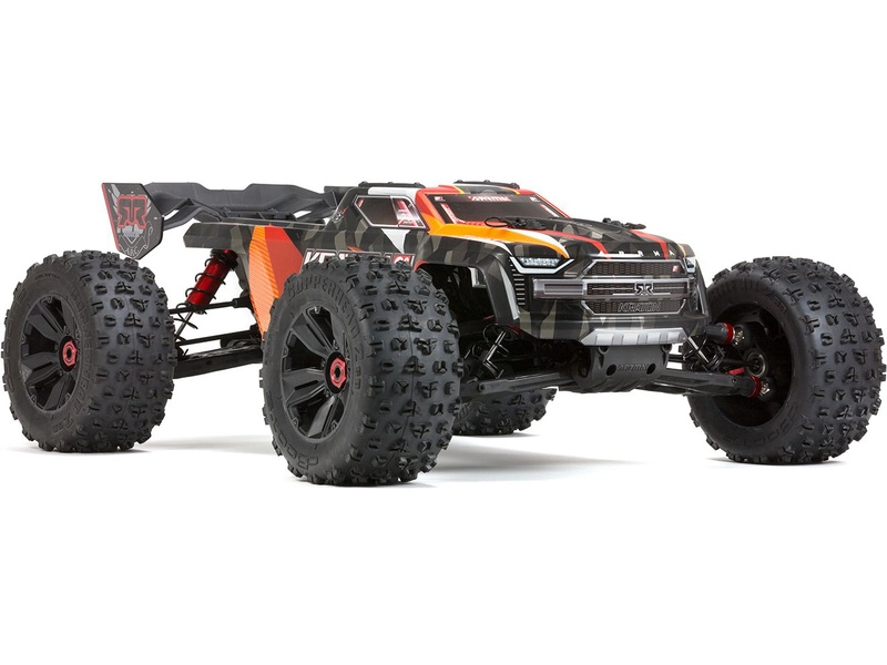 RC auto Arrma Kraton 8S V2 BLX 1:5 Smart RTR, oranžová