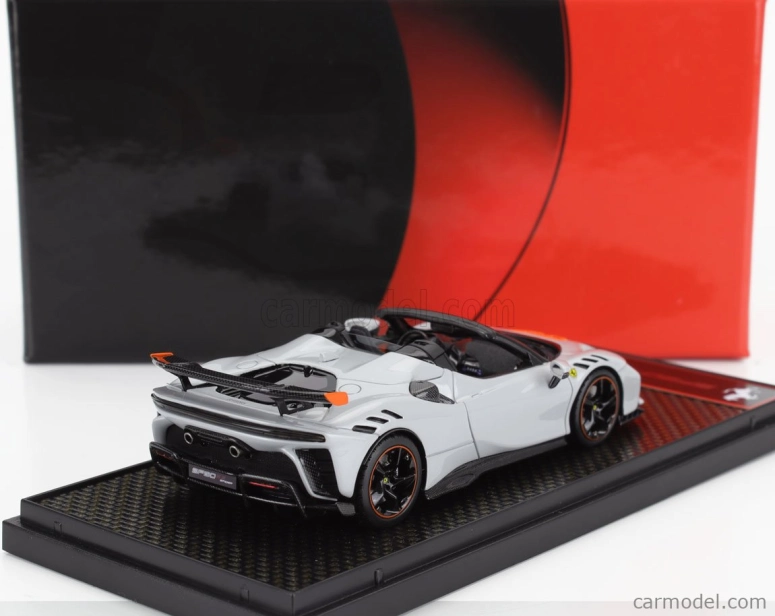 Bbr-models Ferrari Sf90 Xx Stradale Spider 2024 1:43 Bianco Artico - Biela oranžová čierna