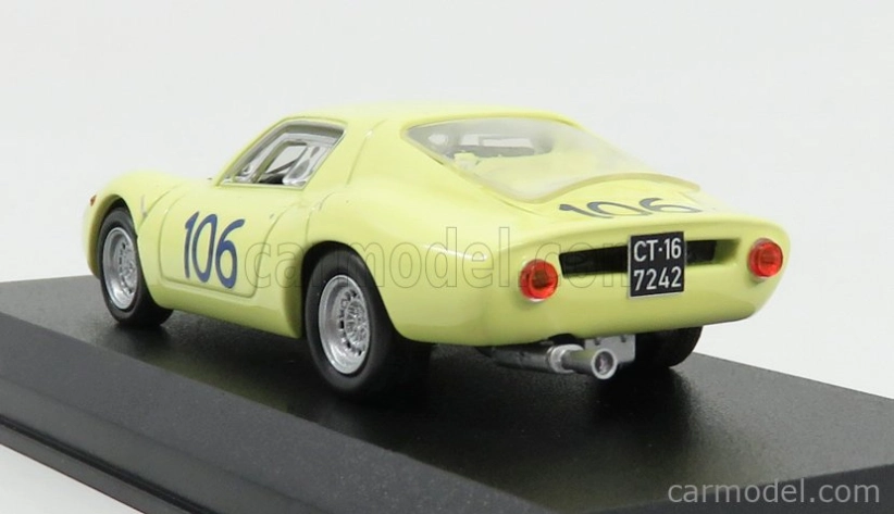 Najlepší model Fiat Abarth Ot1300 N 106 Targa Florio 1968 Virgilio - Panepinto 1:43 Yellow
