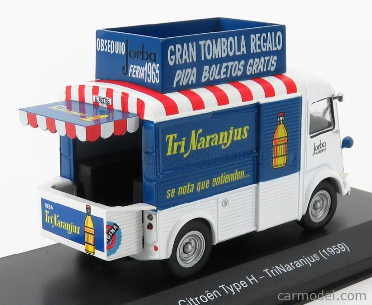 Edicola Citroen Type-h  Van Tri-naranjus 1959 1:43 Bílá Modrá