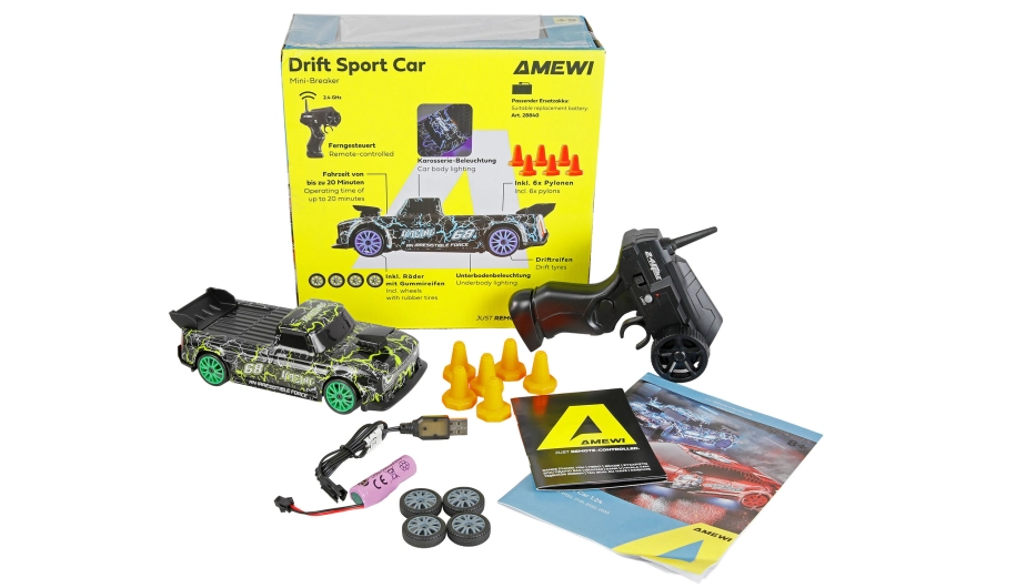 Drift Sport RC Car Mini-Breaker 4WD 1:24 RTR zelená
