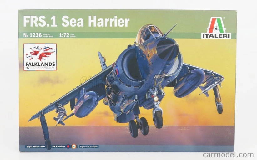 Italeri Shar Frs.1 Sea Harrier Airplane Military 2003 1:72 /