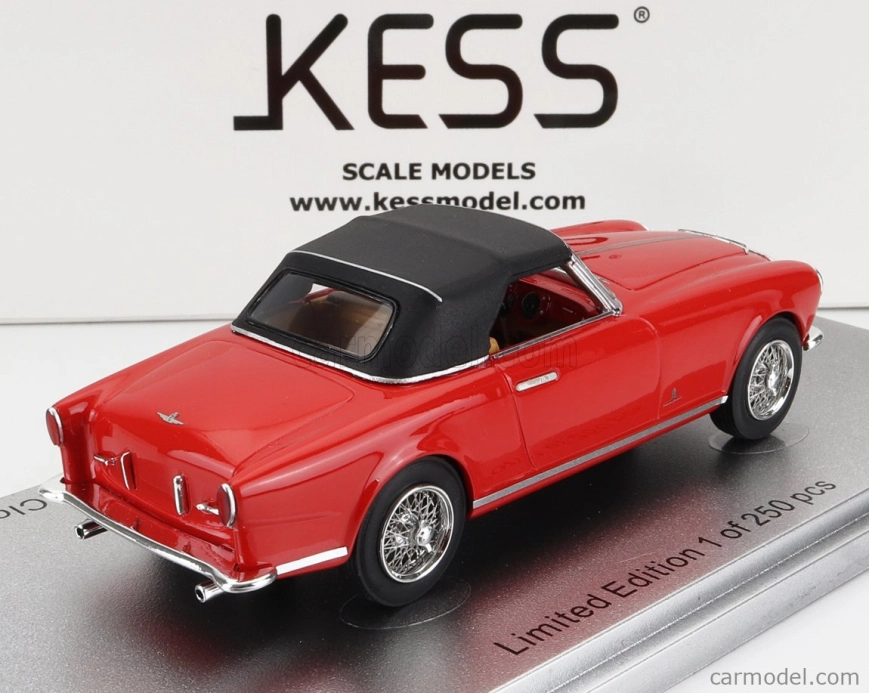 Kess-model Ferrari 212 Inter Sn0235eu Cabriolet Closed 1952 1:43 Red Black