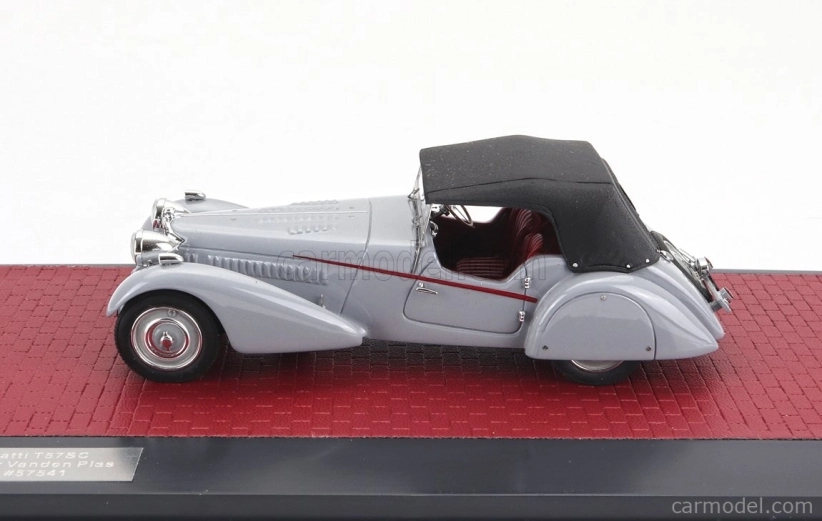 Matrix modely v mierke 1:43 Bugatti T57sc Roadster Vanden Plas Closed 1938