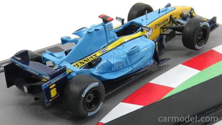Edicola Renault F1 R24 Team Mild Seven N 7 Season 2004 Jarno Trulli 1:43 Světle Modrá Žlutá