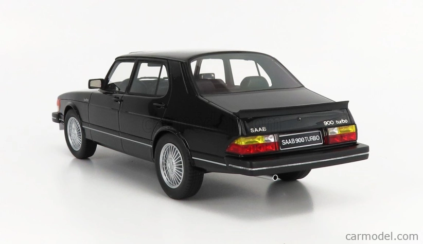 Modely v mierke Cult-scale Saab 900 Turbo 1980 1:18 Black