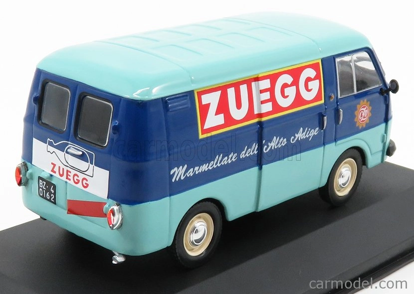 Edicola Fiat 1100t Van Zuegg 1961 1:43 Light Blue Blue