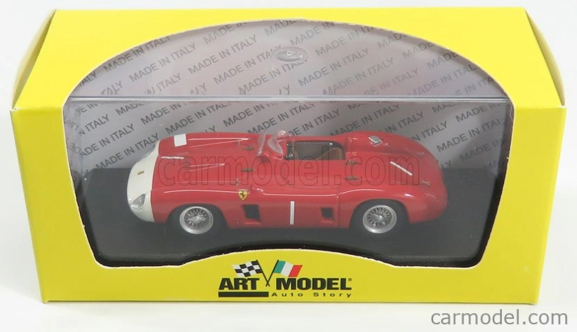 Umelecký model Ferrari 860 Monza Ch.0602 N 1. 2. 1000km Nurburgring 1956 Fangio - Castellotti 1:43 Červená