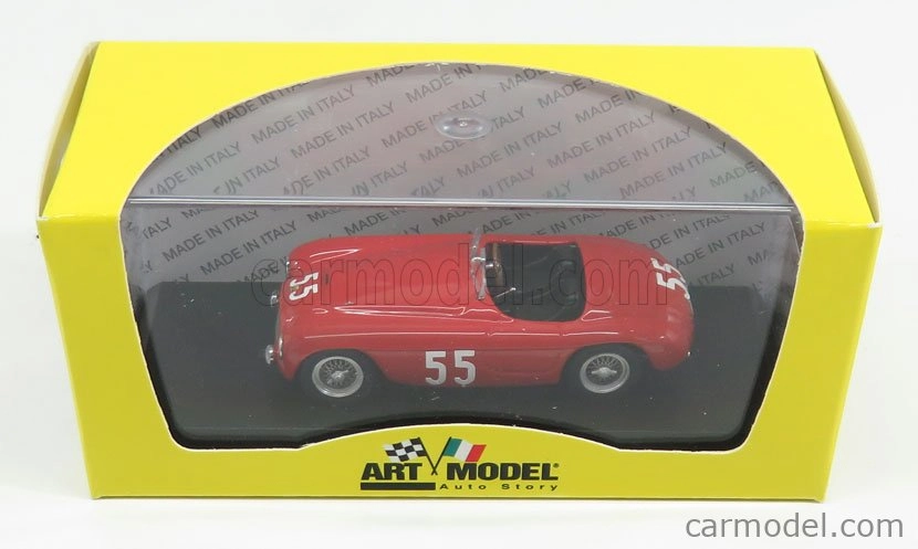 Art-model Ferrari 166mm Barchetta Ch.0010 2nd 6h Sebrinbg 1950 Kimberly - Lewis 1:43 Red