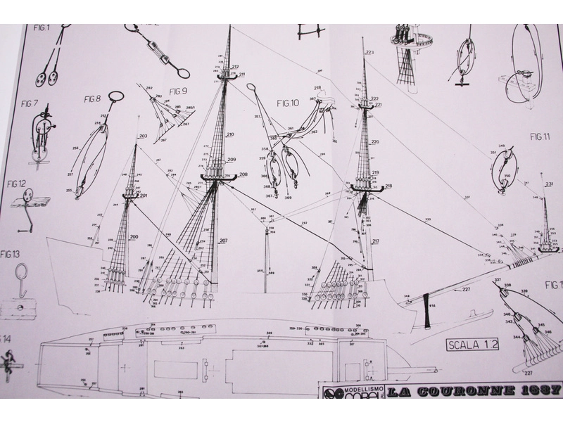 COREL La Couronne 1636 1:100 kit