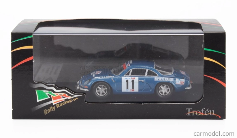 Trofeu Renault Alpine A110 (night Version)  N 11 Rally Tap 1972 Peter Smith - Paul Russell 1:43 Blue