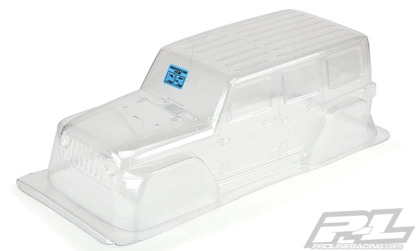 Jeep Wrangler číra karoséria pre TRX-4 Traxxas podvozok