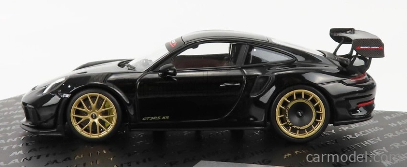 Minichamps Porsche 911 991-2 Gt3 Rs Mr Team Manthey Racing 2018 - Golden Rims 1:43 Black