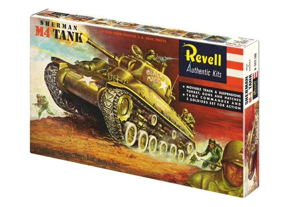 Plastic ModelKit tank 03369 - M4 Sherman - 75 Years Plastic Modelbuilding (1:40)