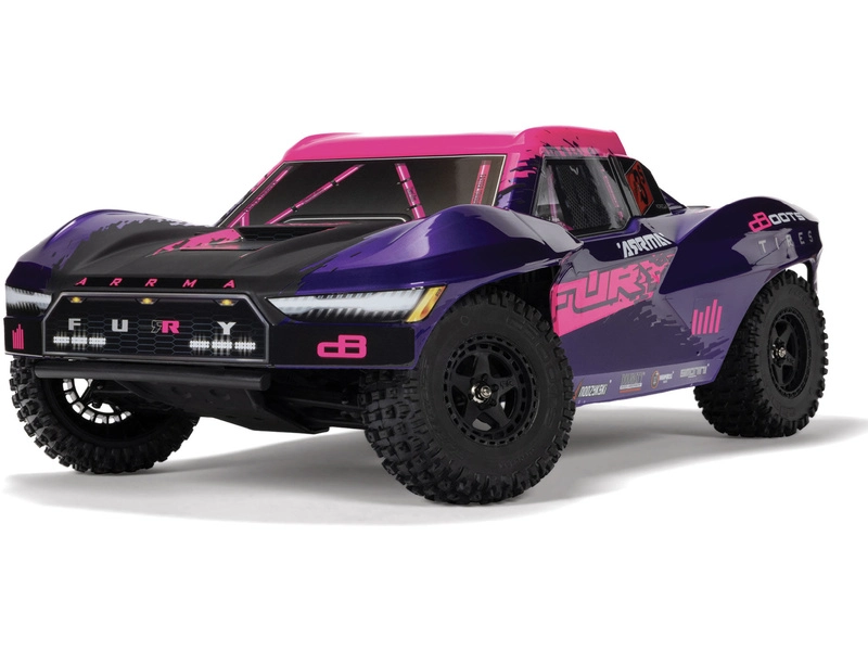RC auto Arrma Fury 223S BLX 2WD 1:10 RTR DSC, zelené