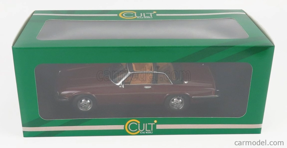Cult-scale models Jaguar Xj-sc Semiconvertible 1983 1:18 Red Met