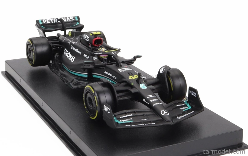 Bburago Mercedes gp F1 W14 Team Mercedes-amg Petronas F1 N 44 1:43, černá