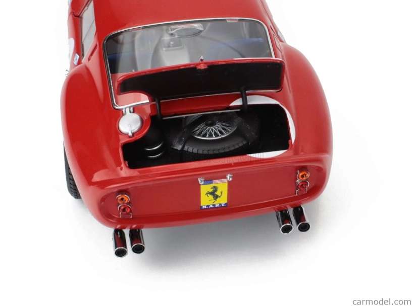Kyosho Ferrari 250 Gto Team Nart N 18 Winner 3h Daytona 1963 Pedro Rodriguez 1:18 Červená