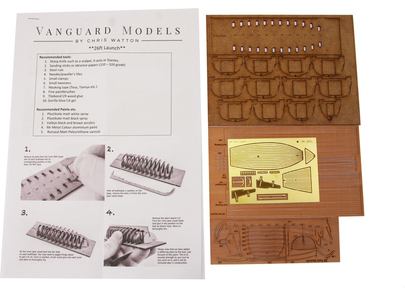 Vanguard Models Spúšťací čln 26" 1:64