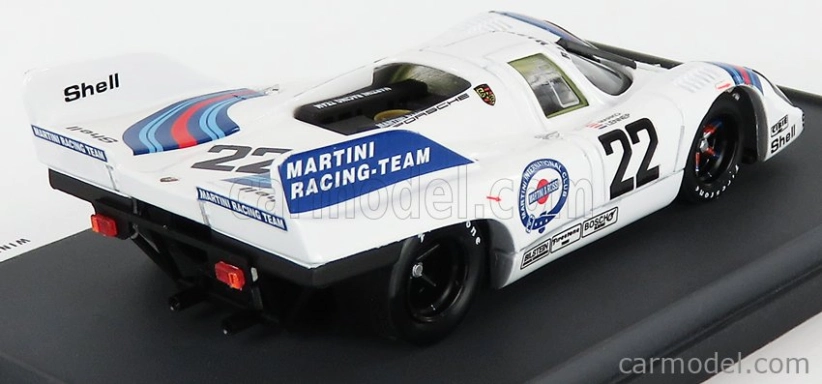 Brumm prom Porsche 917k Team Martini Racing N 22 1:43, bílá