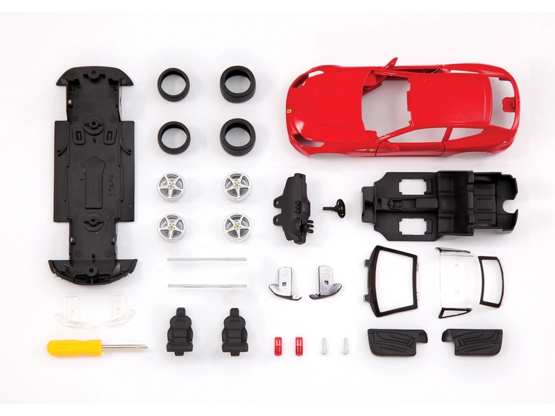 Bburago Kit Ferrari 458 Italia 1:32 červená