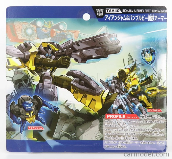 Takara-tomy Takara-tomy Transformers Iron Jam Bumblebee Cm. 12.0 1:64 Žlutá Černá