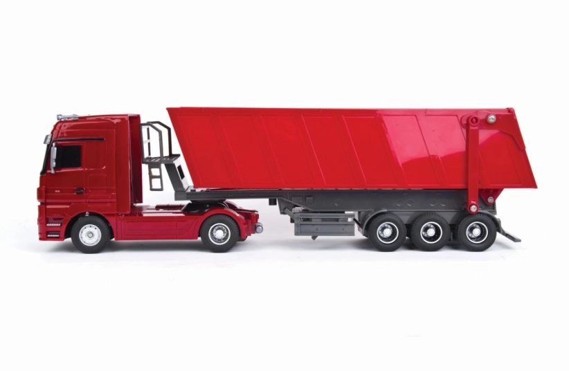 RC sklápěč Mercedes-Benz Actros, červená