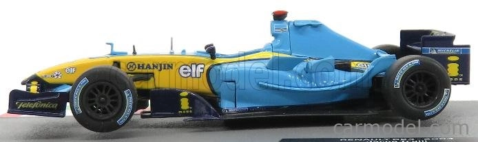 Edicola Renault F1 R24 Team Mild Seven N 7 Season 2004 Jarno Trulli 1:43 Světle Modrá Žlutá