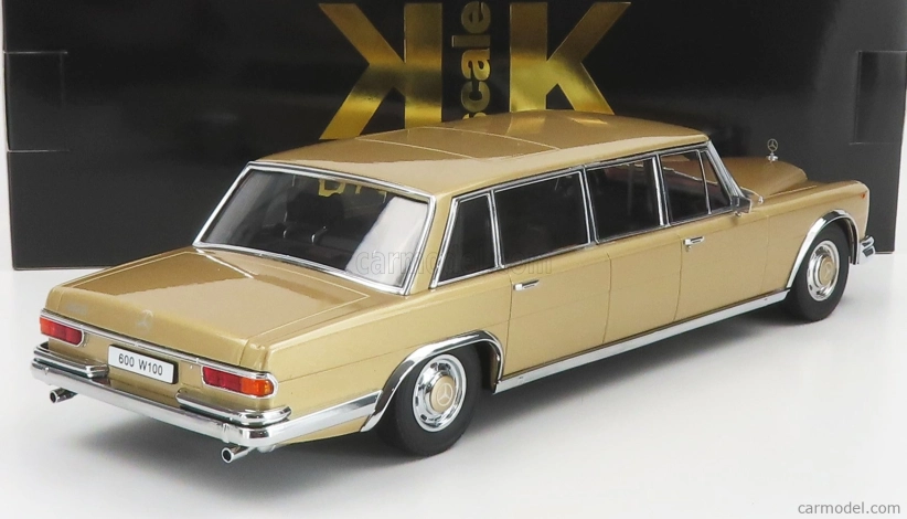 Mercedes benz triedy S 600 Lwb Pullman (w100) 1964 1:18 Gold Met